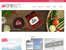 Tablet Screenshot of pcreart.com